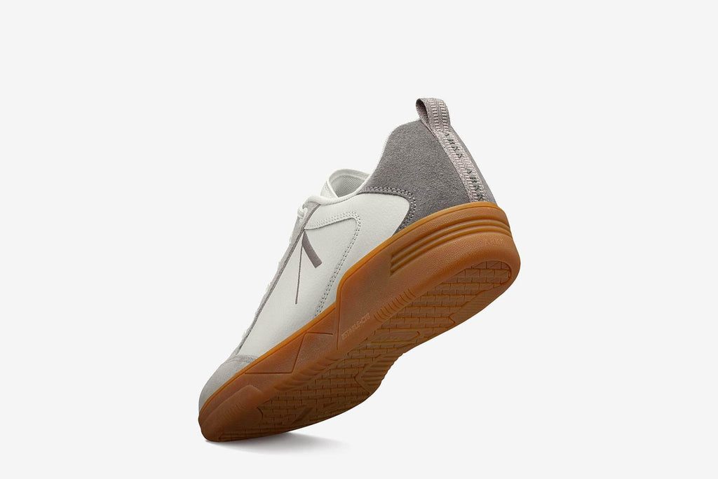 Visuklass Leather Suede S-C18 | Marshmallow Grey Light Gum | Men