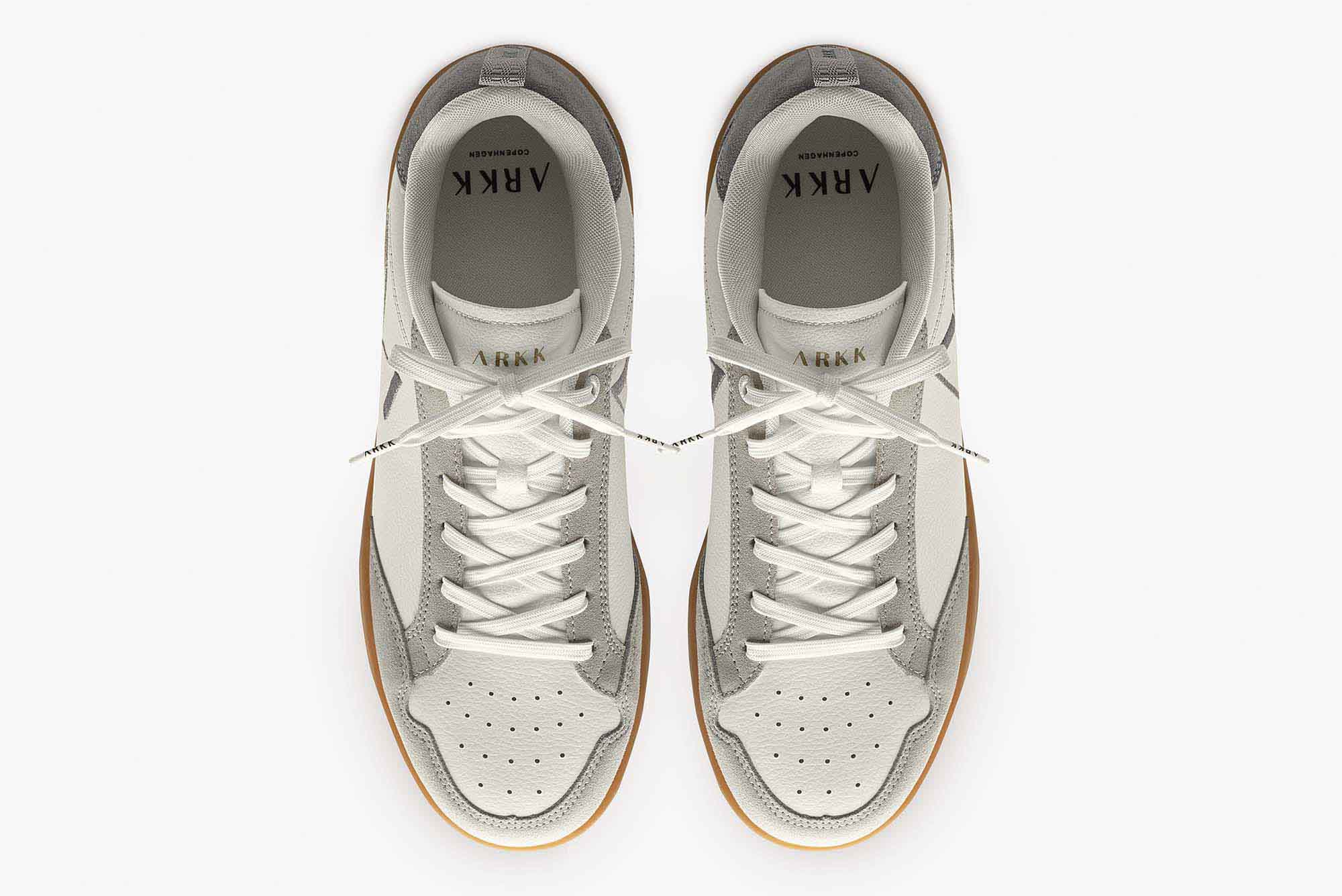 ARKK Collection Visuklass Leather Suede S-C18 | Marshmallow Grey Light Gum | Men Visuklass