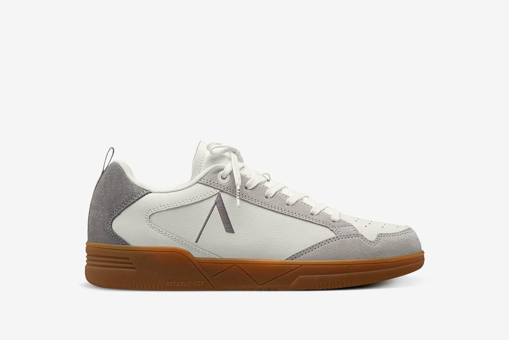 Visuklass Leather Suede S-C18 | Marshmallow Grey Light Gum | Men