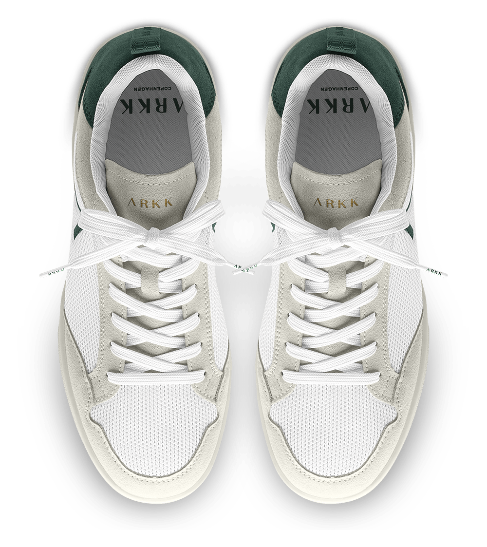 ARKK Collection Visuklass Mesh Suede S-C18 | White Evergreen | Men Visuklass